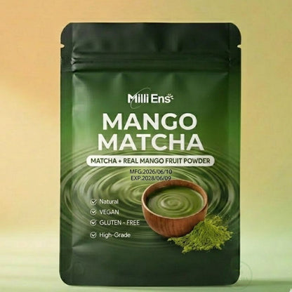 Mango matcha powder 100g pouch by Matcha.BD