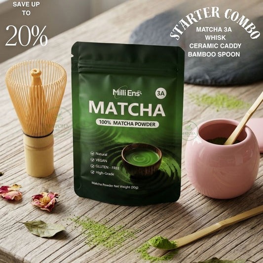 4 in 1 Starter COMBO with 3A Organic Matcha Tea Powder