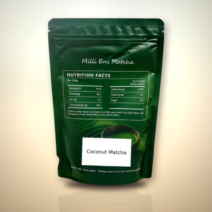 Matcha with Coconut Flavour
