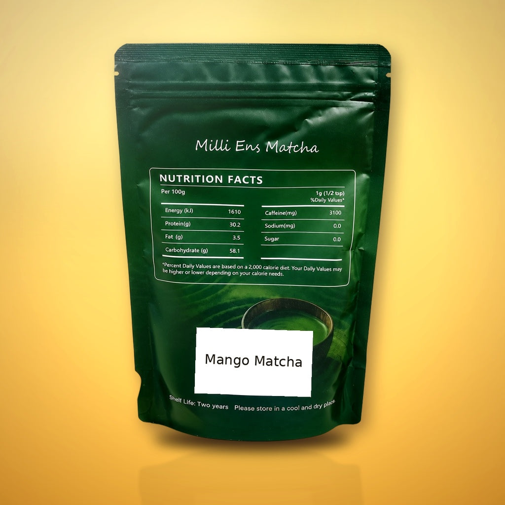 Matcha with Mango Flavour