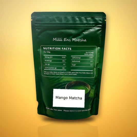 Matcha with Mango Flavour