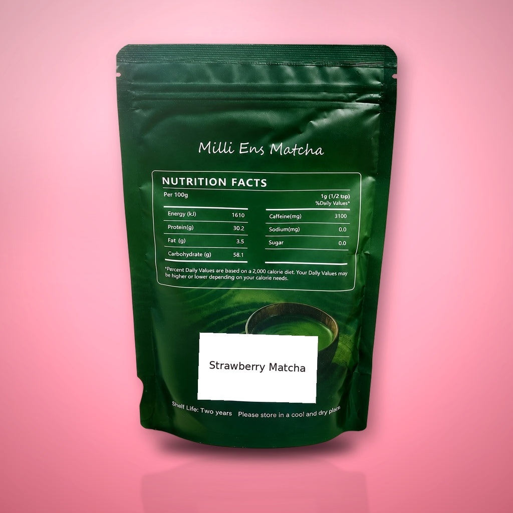 5A Premium Matcha with Strawberry Flavour - 100g