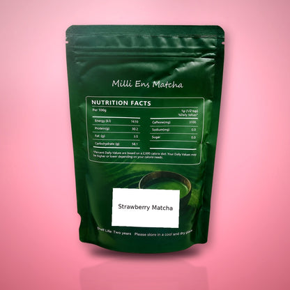 5A Premium Matcha with Strawberry Flavour - 100g