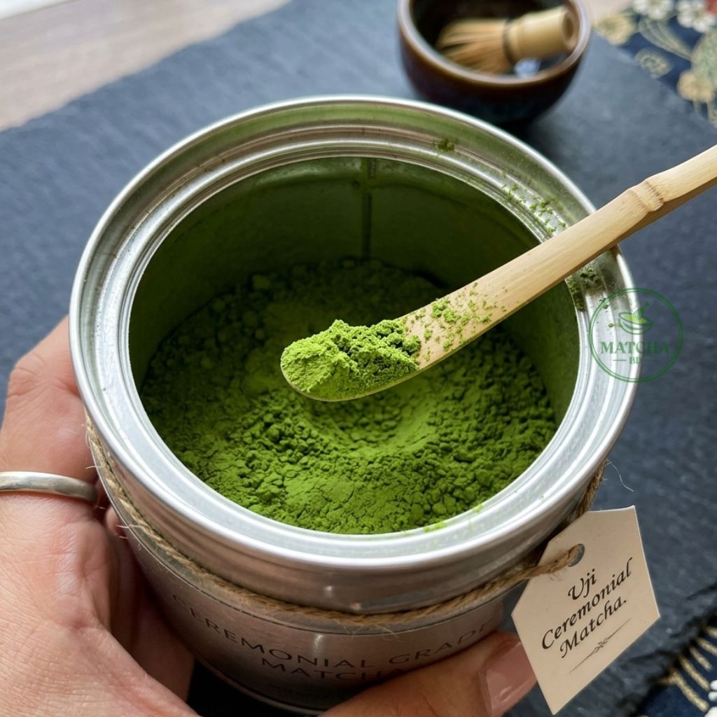Uji 1 Matcha - Japanese Top Ceremonial Grade (30g Tin Can Bottle)